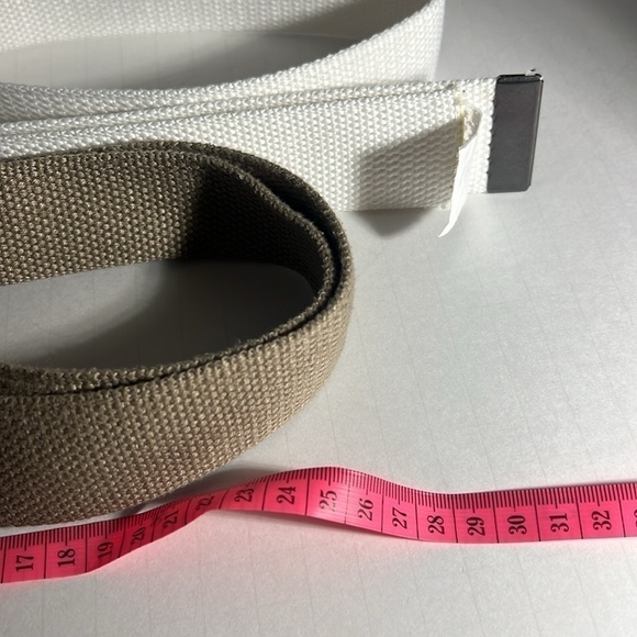 Bundle fabric Nike belts white and tan - Picture 8 of 8